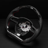 Revolve carbon fiber Flat Customized Sport LED Steering Wheel Audi A4 A5 2004-2012 - revolvesteering